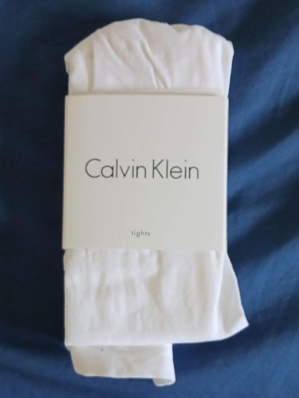 White Calvin Klein Tights
